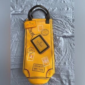 Veuve Clicquot Insulated Cooler Bag w Handles, Classic Veuv Orange Color w tag